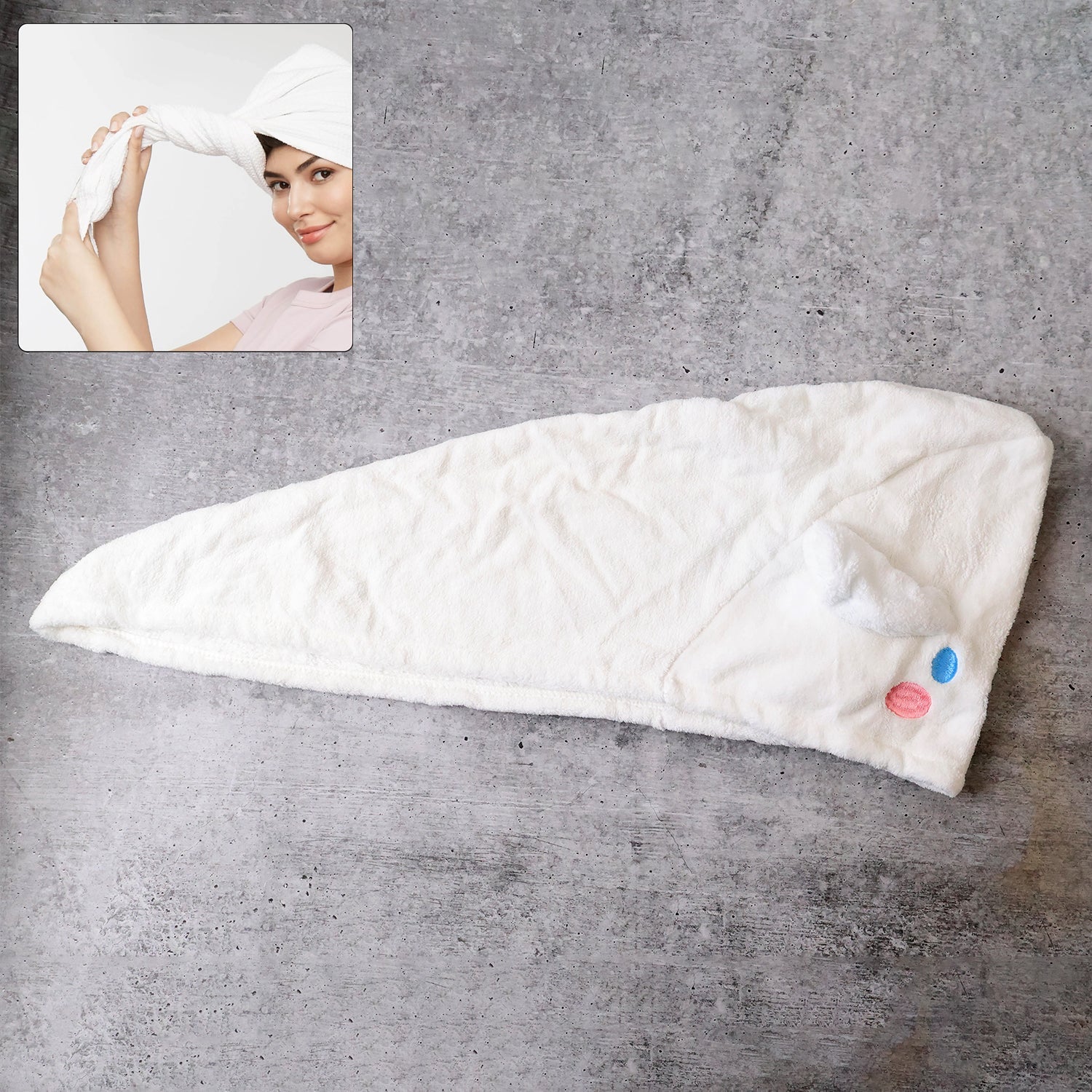 Premium Soft Microfiber Hair Drying Towel Premium Soft Microfiber Hair Drying Towel